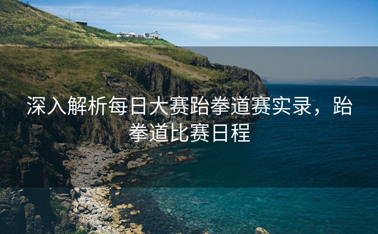 深入解析每日大赛跆拳道赛实录，跆拳道比赛日程