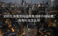 如何在海角官网插件集成中升级秘籍，海角科技怎么样