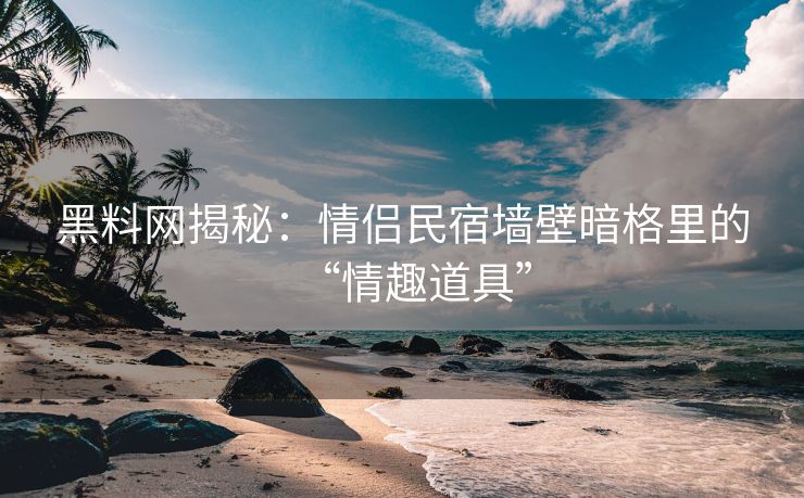 黑料网揭秘：情侣民宿墙壁暗格里的“情趣道具”