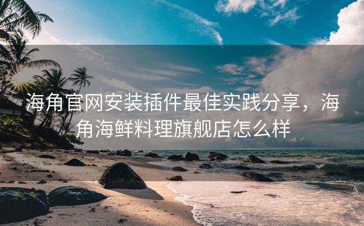 海角官网安装插件最佳实践分享，海角海鲜料理旗舰店怎么样