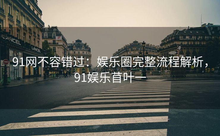 91网不容错过：娱乐圈完整流程解析，91娱乐苜叶一