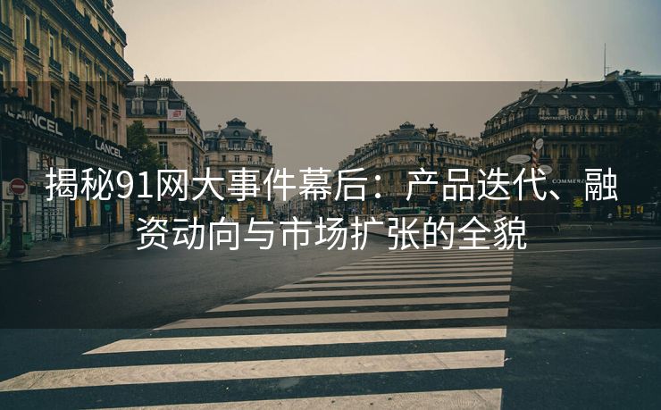 揭秘91网大事件幕后：产品迭代、融资动向与市场扩张的全貌
